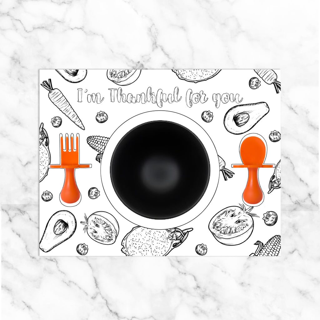 Thanksgiving Coloring Placemats | Free Printable